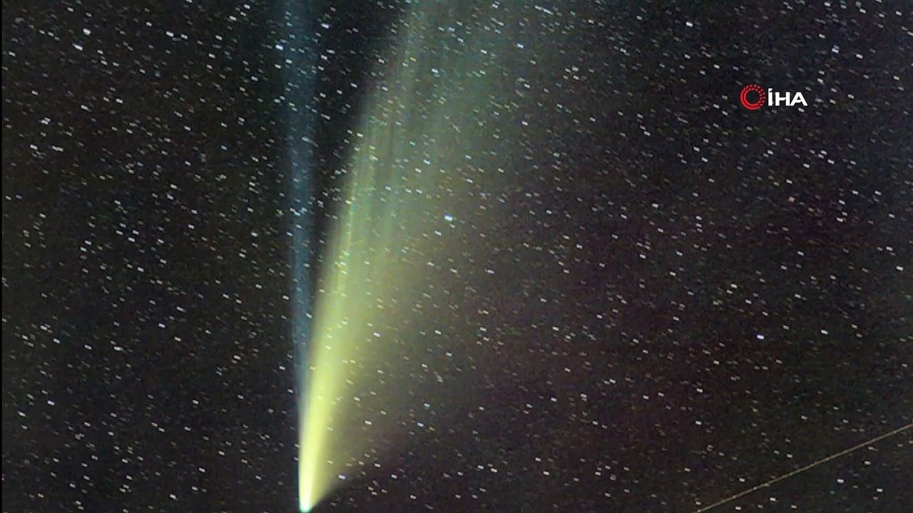 Kuyruklu yıldızın hayran bırakan görüntüleri