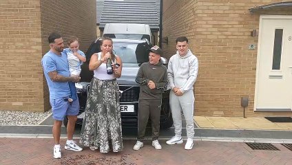 Family celebrate winning four-bedroom house in raffle