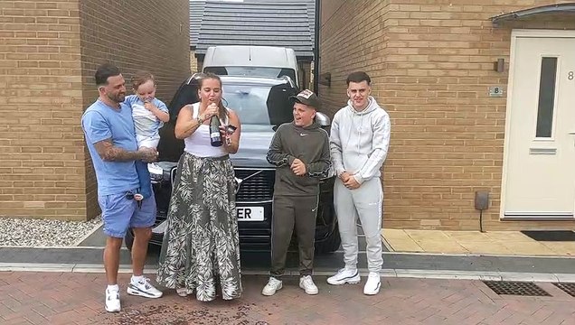 Family celebrate winning four-bedroom house in raffle