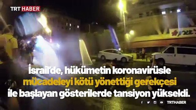 İsrail'de polis ile protestocular arasında tansiyon yükseldi