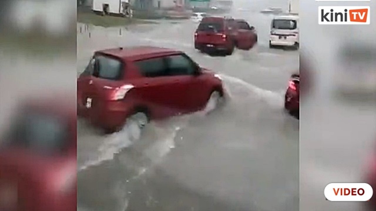 Hujan lebat berpanjangan, Puchong alami banjir kilat petang tadi