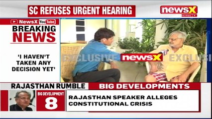 ‘Serving Notice My Right’ | Rajasthan Speaker CP Joshi Exclusive | NewsX