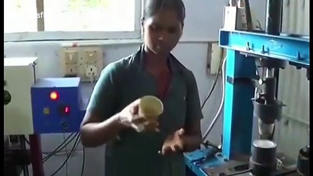 Indian company uses palm tree leaves to manufacture utensils in bid to curb single-use plastics