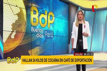 Callao: hallan 24 kilos de PBC en bolsas de café de exportación