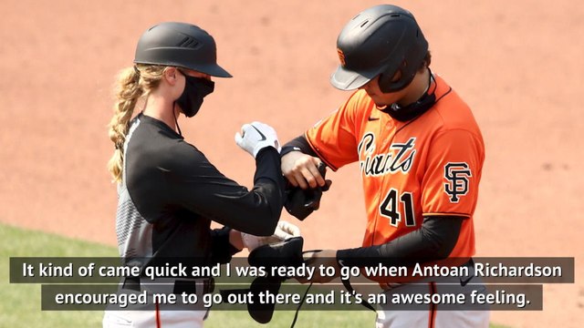 BASEBALL: MLB: Nakken makes history at Giants as first female MLB coach