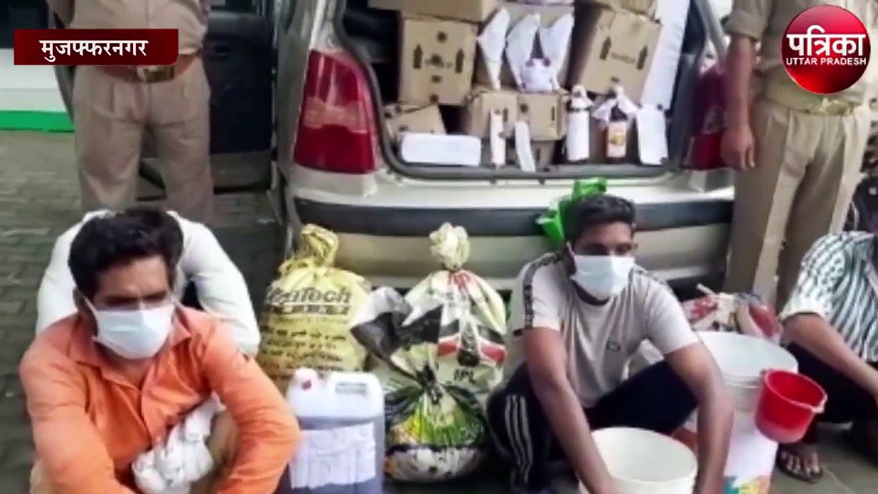 पुलिस ने मुठभेड़ में 5 अवैध शराब तस्कर सहित लाखो...