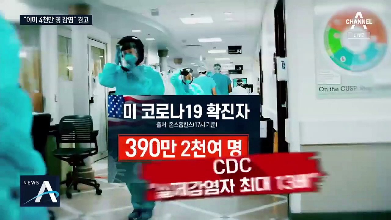 “美, 4천만 명 감염” 경고 듣고서야…트럼프, 태세 전환