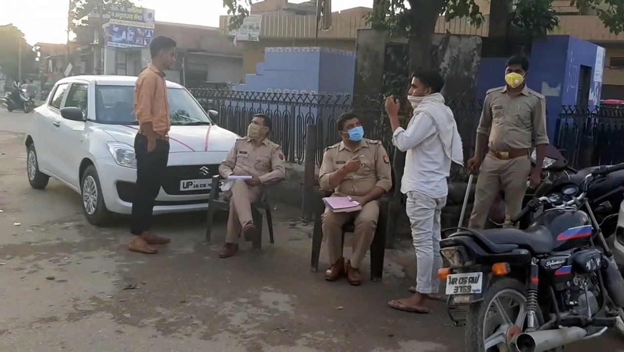 कांधला पुलिस ने बिना मास्क लगाए घूमने वालों के...