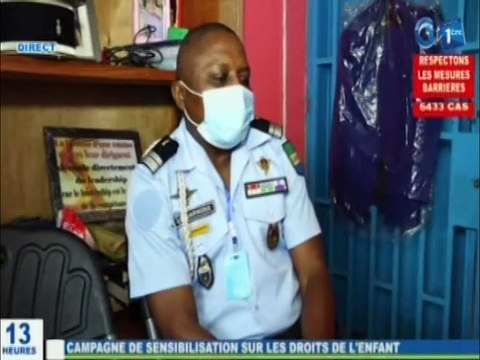 RTG - Campagne de sensibilisation des forces de défense sur les droits de l'enfant par le DG des droits de l’homme