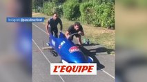 Pascal Martinot-Lagarde s'essaie au bobsleigh - Athlé - WTF