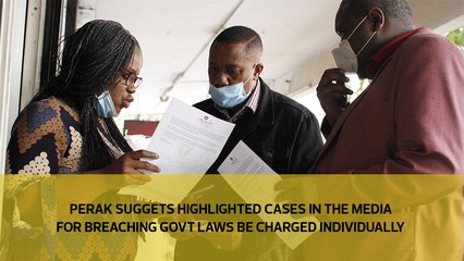 PERAK suggests highlighted cases in the media be charged individually
