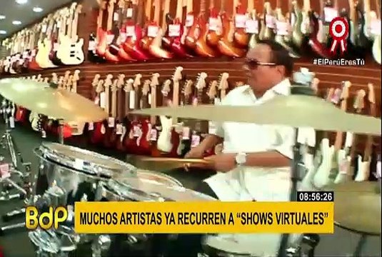 Artistas recurren a shows virtuales para enfrentar la pandemia