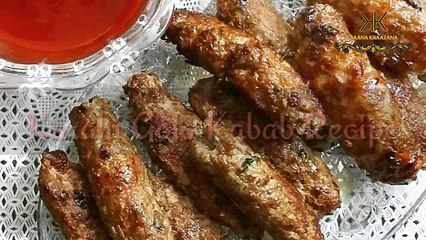 How To Make Karahi Gola Kabab Easy Recipe-Koyla Karahi Kabab Recipe-Easy way to make kabab at home