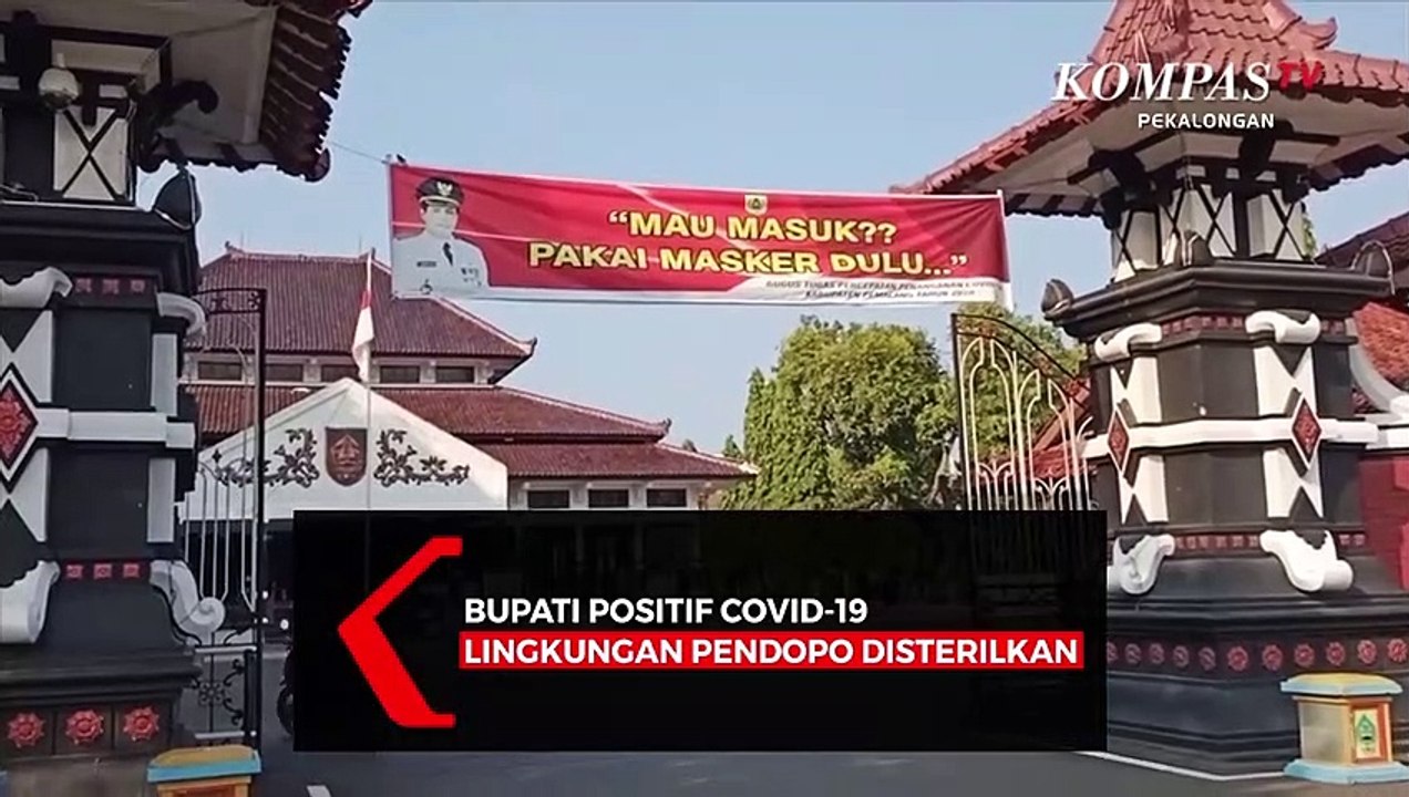 Bupati dan Istri Positif Covid-19 Lingkungan Pendopo Disterilkan