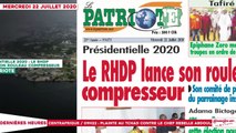 Le Titrologue du 22 Juillet 2020 : Présidentielle 2020, le RHDP lance son rouleau compresseur