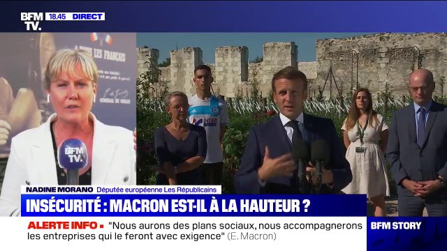 Insécurité: Nadine Morano dénonce une inversion des valeurs dans notre pays