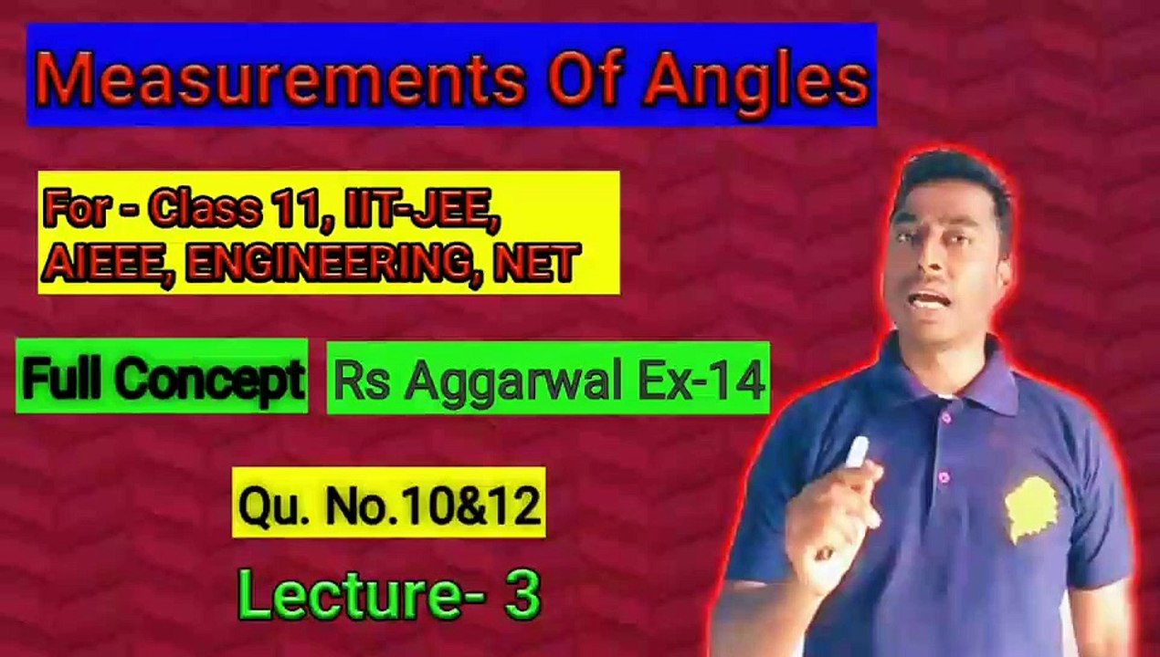 Find Arc Lenth Circle I Radian&Degree I CLASS-11 I IIT-JEE I AIEEE I NET I MathTech.O I Lecture - 2