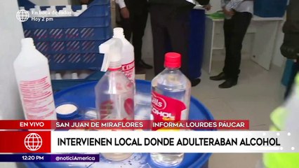 Intervienen local clandestino de elaboración de alcohol | Edición Mediodía (HOY)