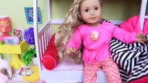 Baby Doll Morning Routine in Bedroom with Bunk Beds by Play Toys!