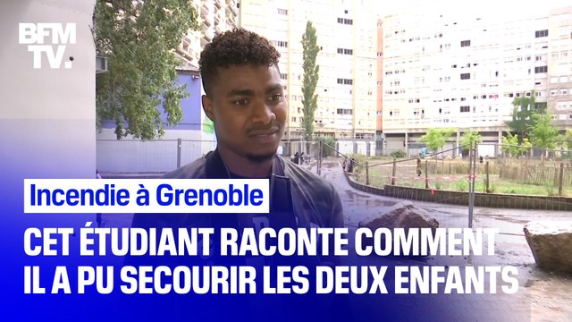 Incendie à Grenoble: cet étudiant raconte le sauvetage des deux enfants