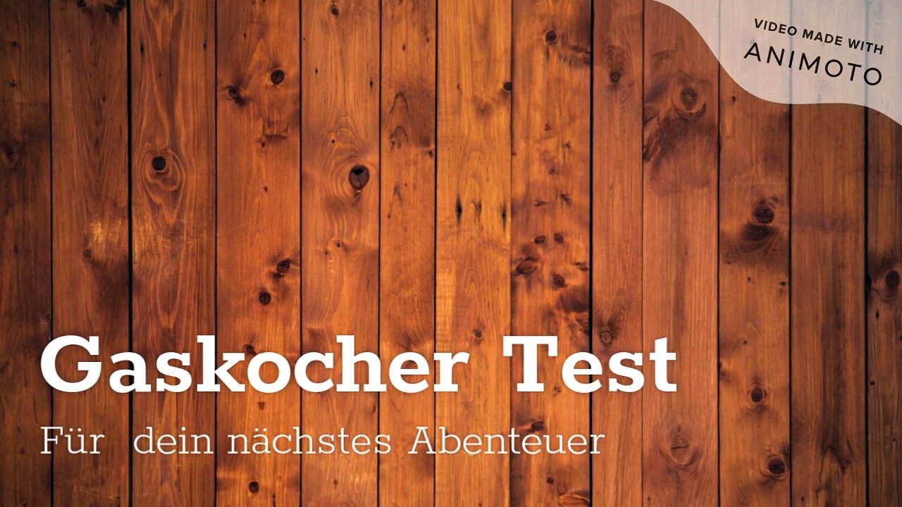 Gaskocher Test