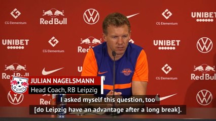 Download Video: Nagelsmann unsure on who has advantage ahead of UCL quarter-final