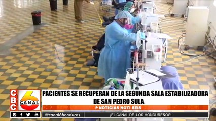 Pacientes se recuperan en la segunda sala estabilizadora en San Pedro Sula