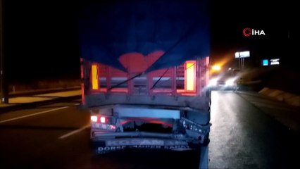 Alkollü sürücü hurdaya dönen araçtan yara almadan çıktı