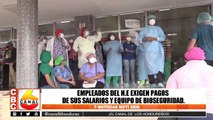 Empleados del Hospital Escuela exigen pago de salario y equipo de bioseguridad