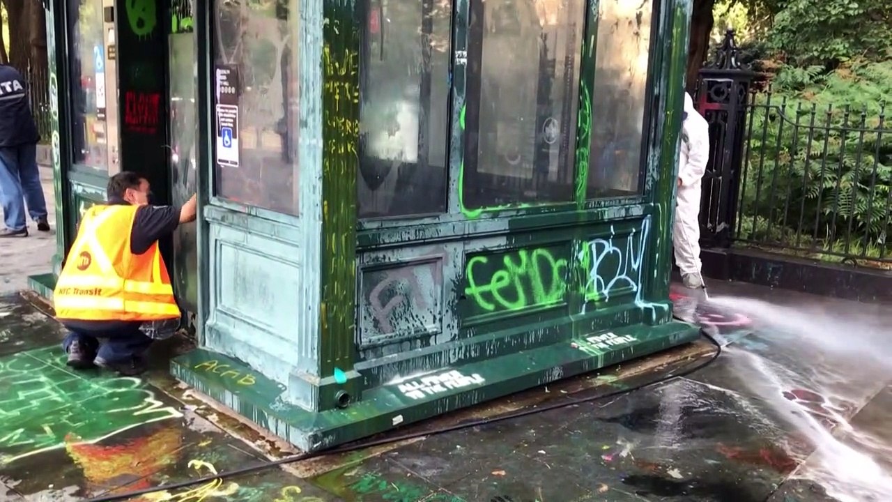 Acampamento fechado em NY
