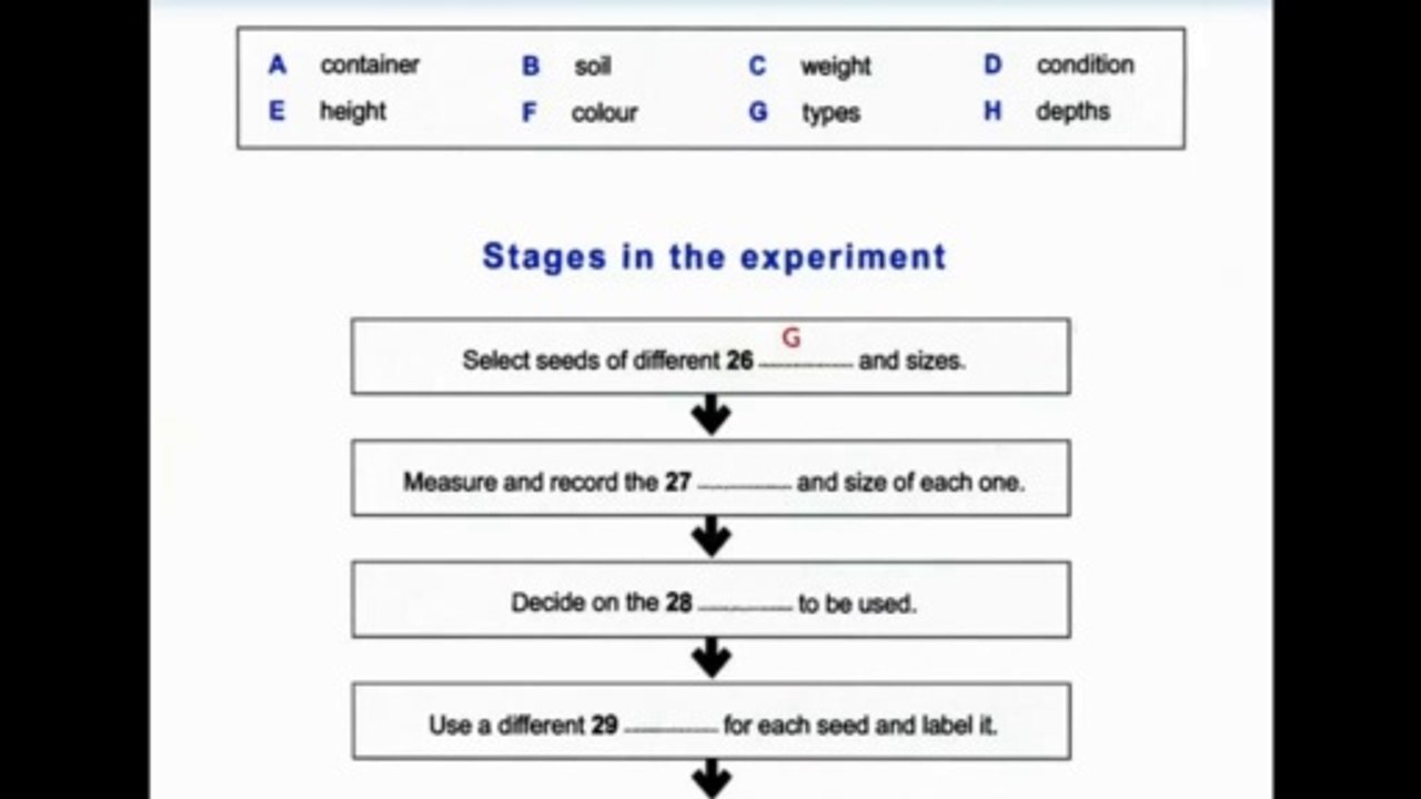 IELTS Listening 2020 Flowchart, Form, Sentence, Summary Completion Practice Test with Answers Part 7