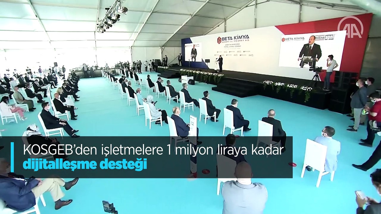Sanayi ve Teknoloji Bakanı Varank, Beta Kimya AŞ GEBKİM Kampüsü temel atma törenine katıldı