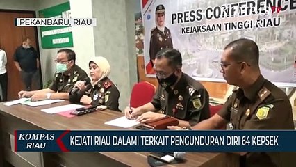 Kejati Riau Dalami Terkait Pengunduran Diri 64 Kepsek