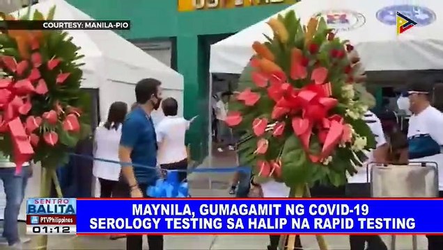 Ikalawang walk-in CoVID-19 testing center ng Maynila, binuksan na