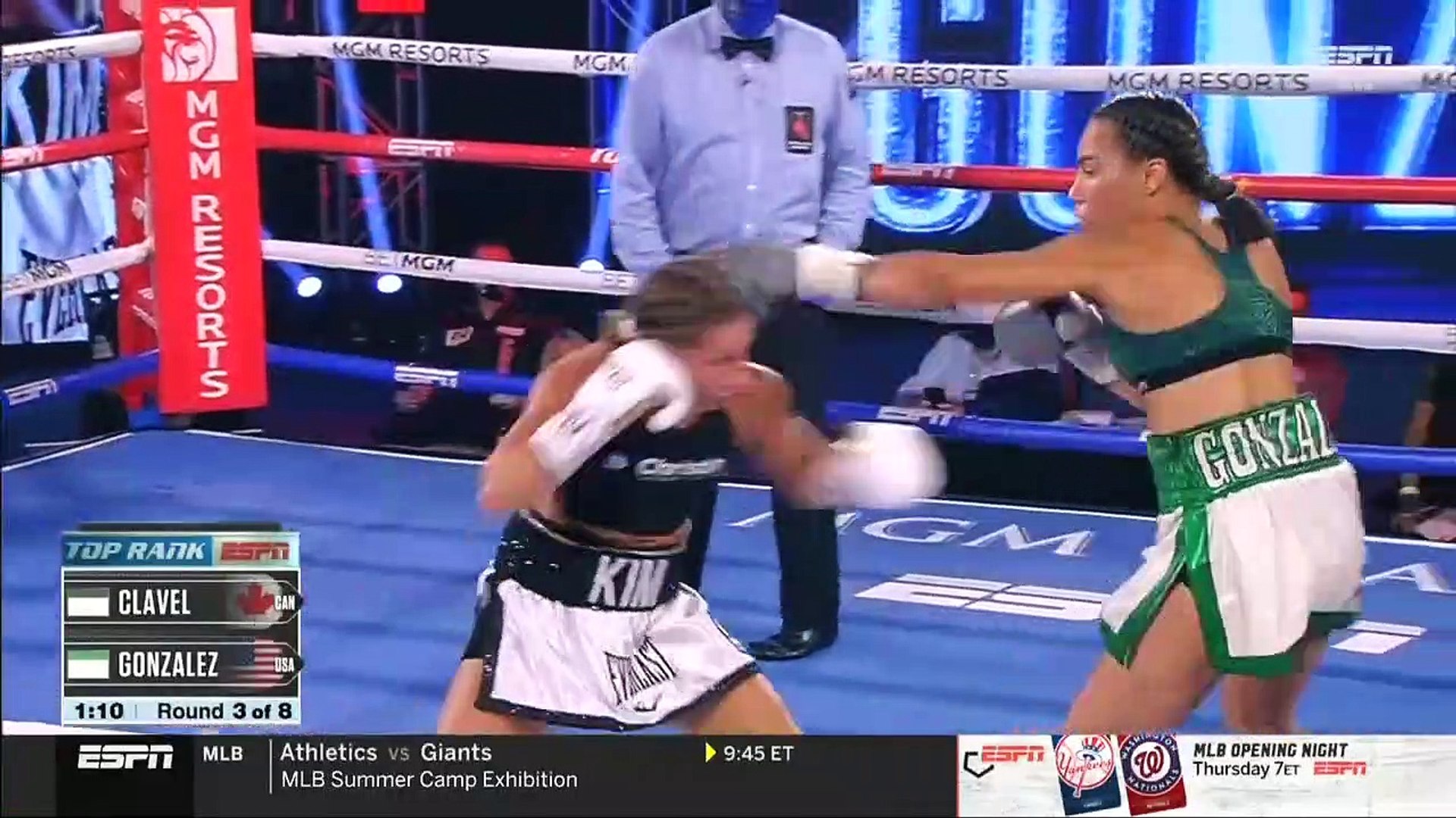 Kim Clavel vs Natalie Gonzalez (21-07-2020) Full Fight