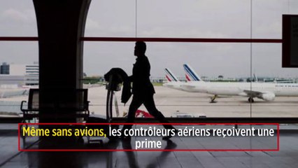 Même sans avions, les contrôleurs aériens reçoivent une prime