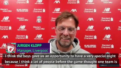 Beating Chelsea added to a special night - Klopp