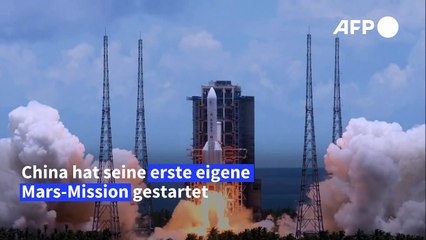 Chinas erste eigene Mars-Mission gestartet