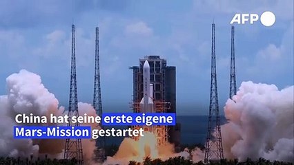 Chinas erste eigene Mars-Mission gestartet