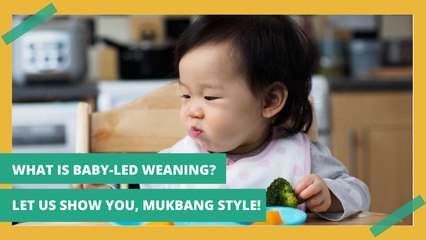What Is Baby-Led Weaning? Let Us Show You, Mukbang Style!