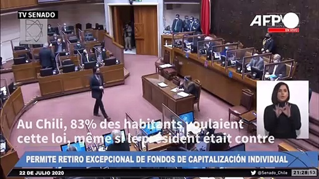 Covid: les Chiliens vont pouvoir puiser dans leur épargne-retraite