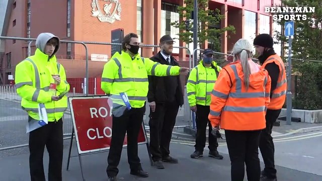 Crazy Scenes At Anfield As Liverpool Fans Celebrate Lifting The Premier League Trophy