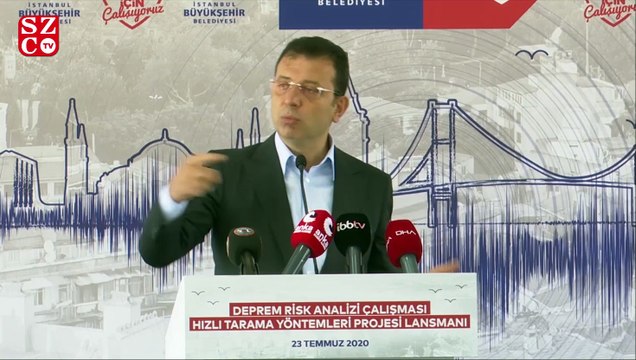 İmamoğlu: Şehre harcanacak bir kuruş varsa yeri depremdir; kanal safsatası değildir
