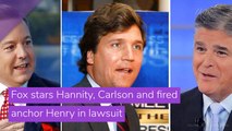 Fox stars Hannity, Carlson and fired anchor Henry in lawsuit, and other top stories from July 23, 2020.