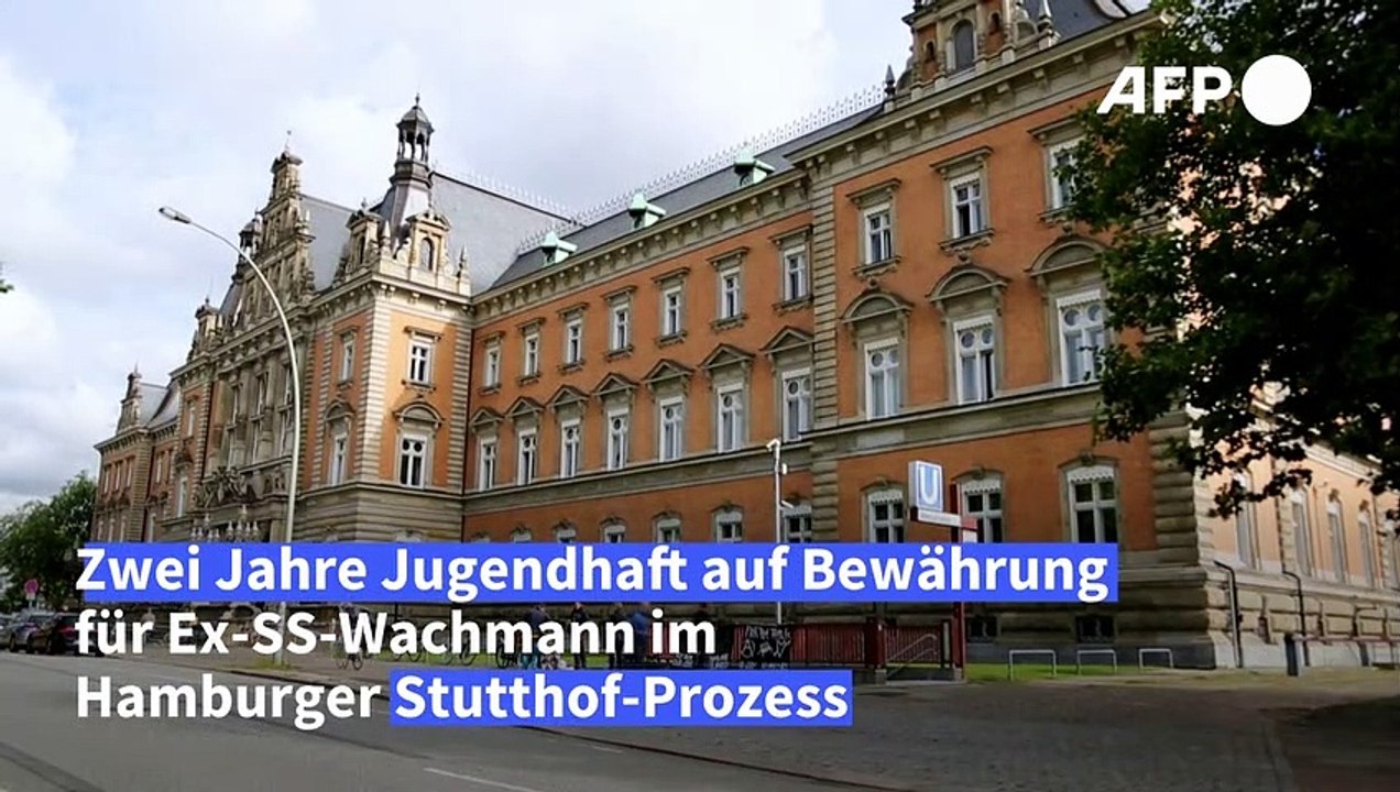 Stutthof-prozess: zwei jahre jugendhaft auf bewährung für ex-ss-wachmann