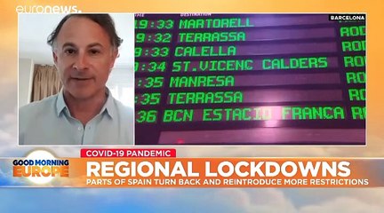 Spain local lockdown measures ‘helping keep people alert’