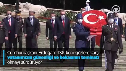 'TSK kem gözlere karşı vatanımızın güvenliği ve bekasının teminatı olmayı sürdürüyor'