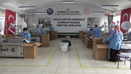 Sağlık çalışanları için 2 ayda 75 milyon cerrahi maske üretildi