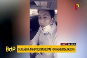 Surco: fiscalizador golea a taxista cerca al Jockey Plaza