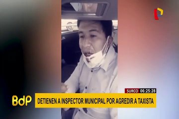 Surco: fiscalizador golea a taxista cerca al Jockey Plaza